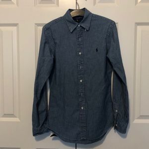 PRL Denim button up dress shirt